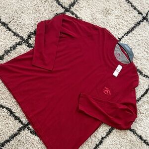 Tommy Bahama Men's Burgundy Long Sleeve Tee 3XL
